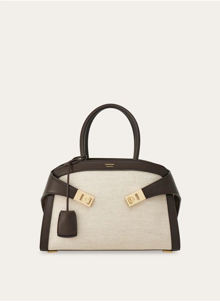 FERRAGAMO - Women Top Handles Satchels Hug handbag (M) - Image 1