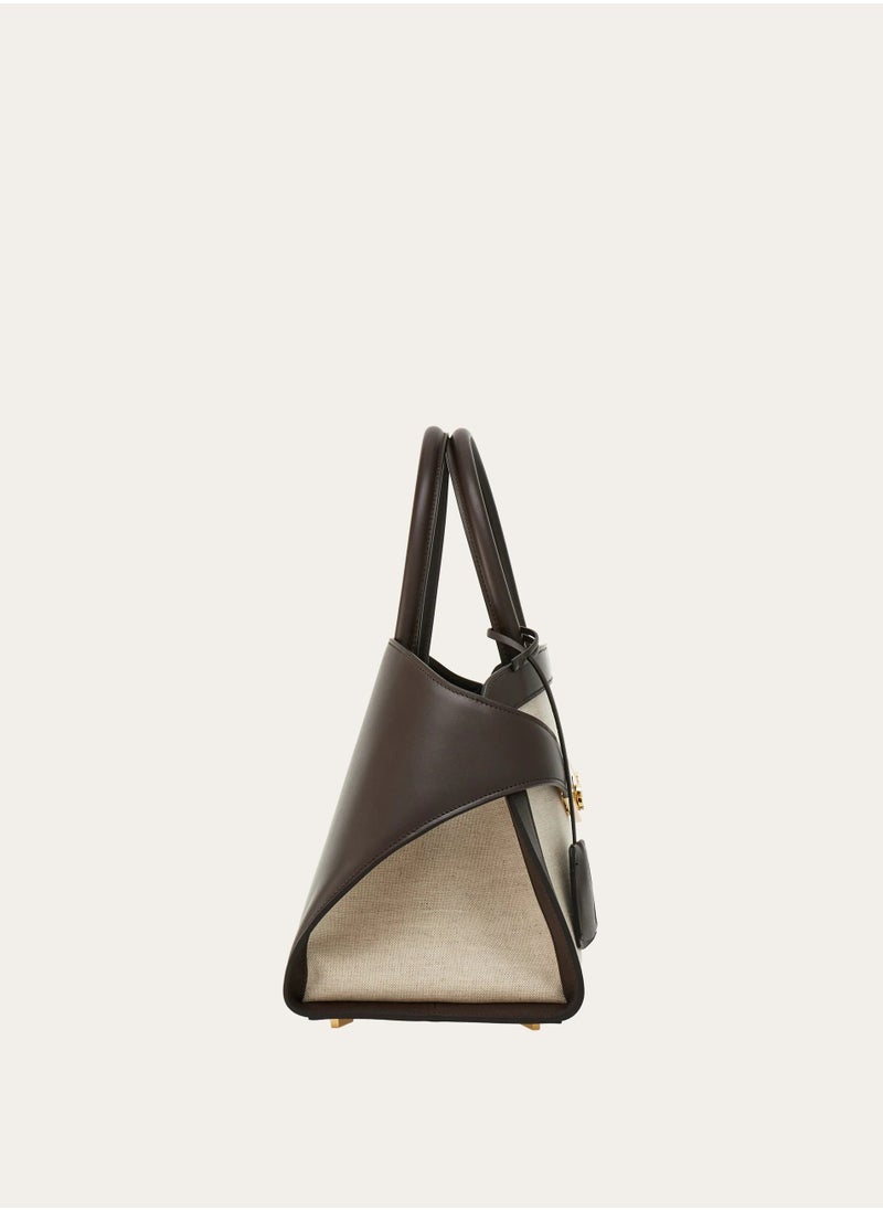 FERRAGAMO - Women Top Handles Satchels Hug handbag (M) - Image 1