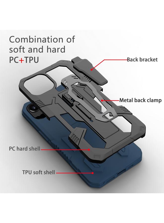 S-TOP Case For iPhone 13 Machine Armor Warrior Shockproof PC + TPU Protective Case - Image 2