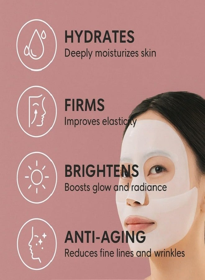 MOBDESK Bio-Collagen Overnight Face Mask | Korean Glass Skin Hydrogel Mask for Deep Hydration, Pigmentation, Anti-Aging & Pore Minimizing | Hyaluronic Acid, Niacinamide, Vitamin E (pack of 1) - Image 3