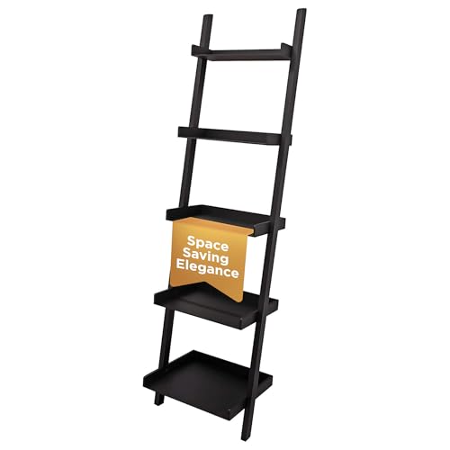 Kiera Grace kieragrace Providence Hadfield Leaning Shelf - Matte Paint Black, 18" by 66" - Image 1