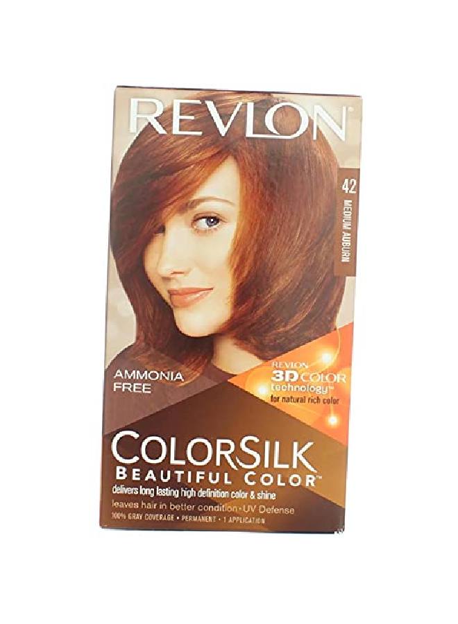 Revlon Colorsilk Beautiful Color 42 Medium Auburn - Image 1