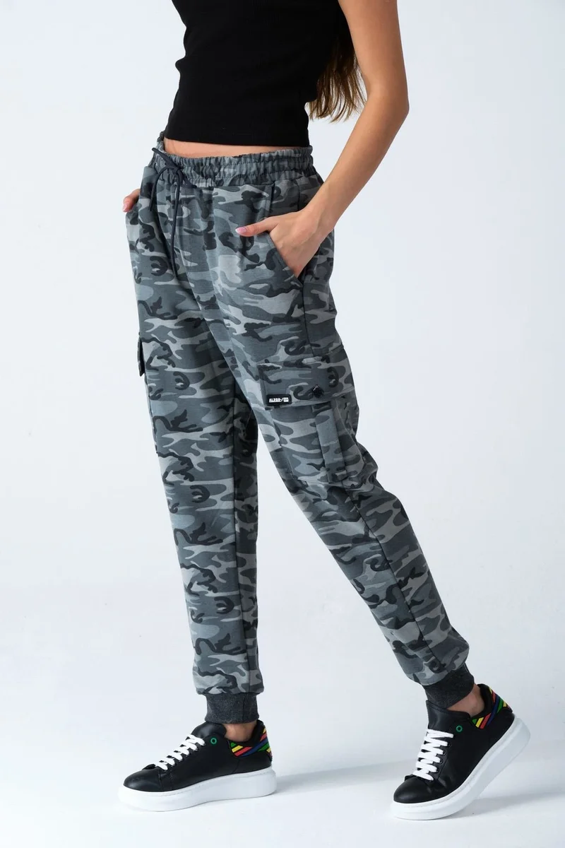 Alexander Gardi Camouflage Patterned Pocketed Sweatpants (E21-72100)