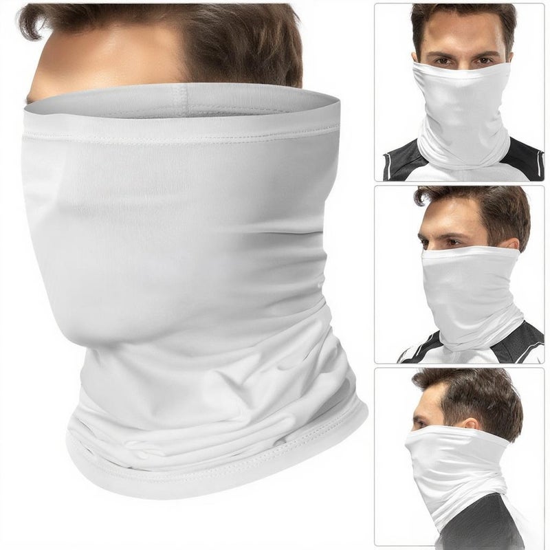 2pcs Cycling Half Face Cover Motorcycle Neck Warmer Riding Neck Gaiter Cooling Climbing Running Hiking Neck Wrap Ice Silk Sunlight Protection Cycling Headgear - Image 4