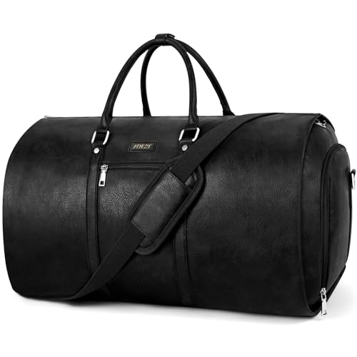 ITIEZY Garment Duffle Bag for Travel - Convertible Carry on Garments Duffel Bags Travel Bag for Men Women Large Weekender Bag with Shoes Pouch 2 in 1 Hanging Suit Bag Travel Duffel Bag - Image 1