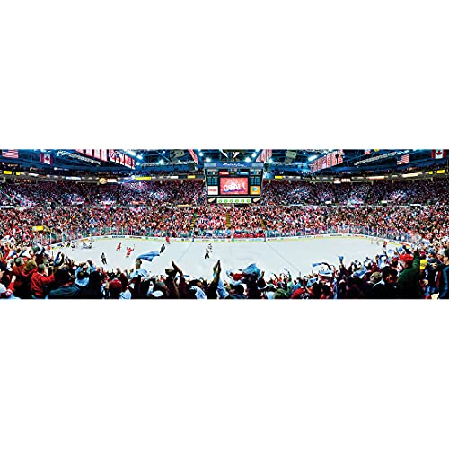 MasterPieces 1000 Piece Sports Jigsaw Puzzle - NHL Detroit Red Wings Center View Panoramic - 13"x39" - Image 5