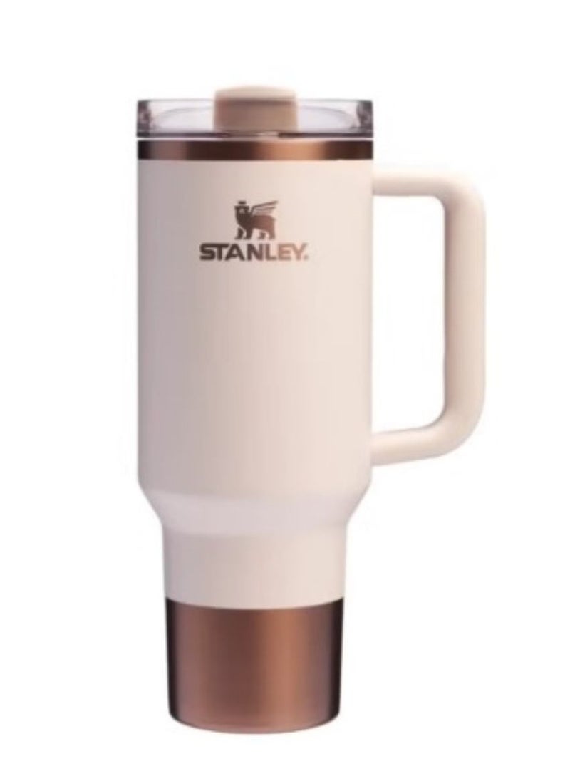 Stanley - THE STANLEY QUENCHER PROTOUR FLIP STRAW TUMBLER 40 OZ Gilded Sugar - Image 1