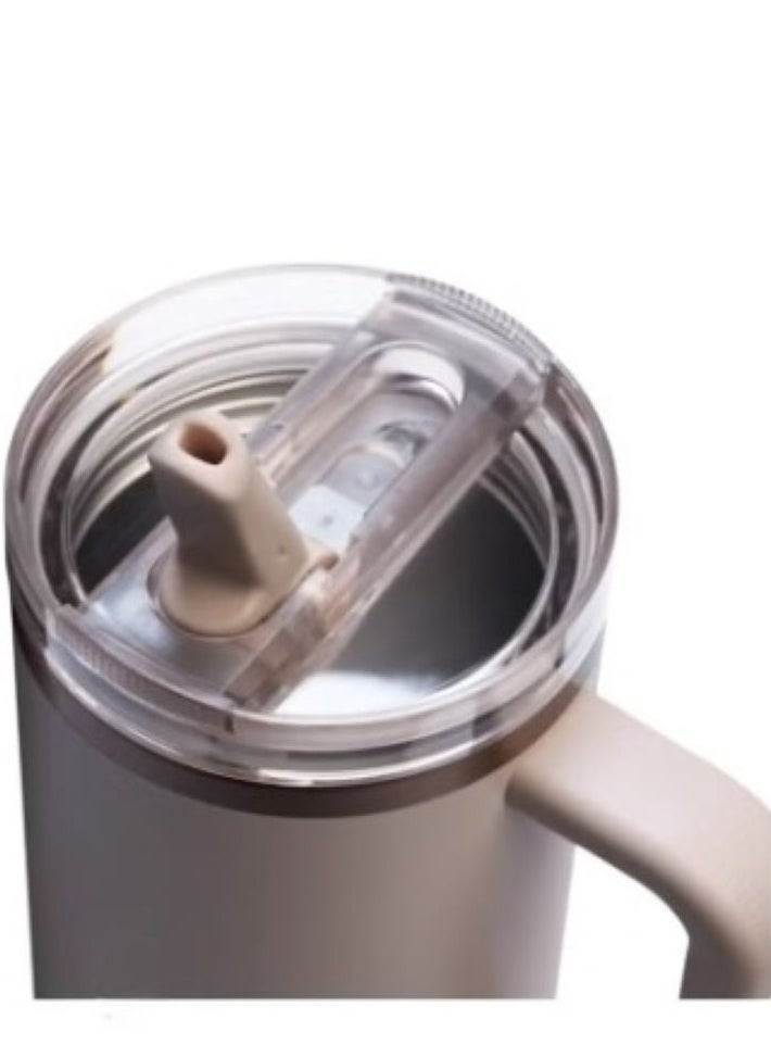 Stanley - THE STANLEY QUENCHER PROTOUR FLIP STRAW TUMBLER 40 OZ Gilded Sugar - Image 1