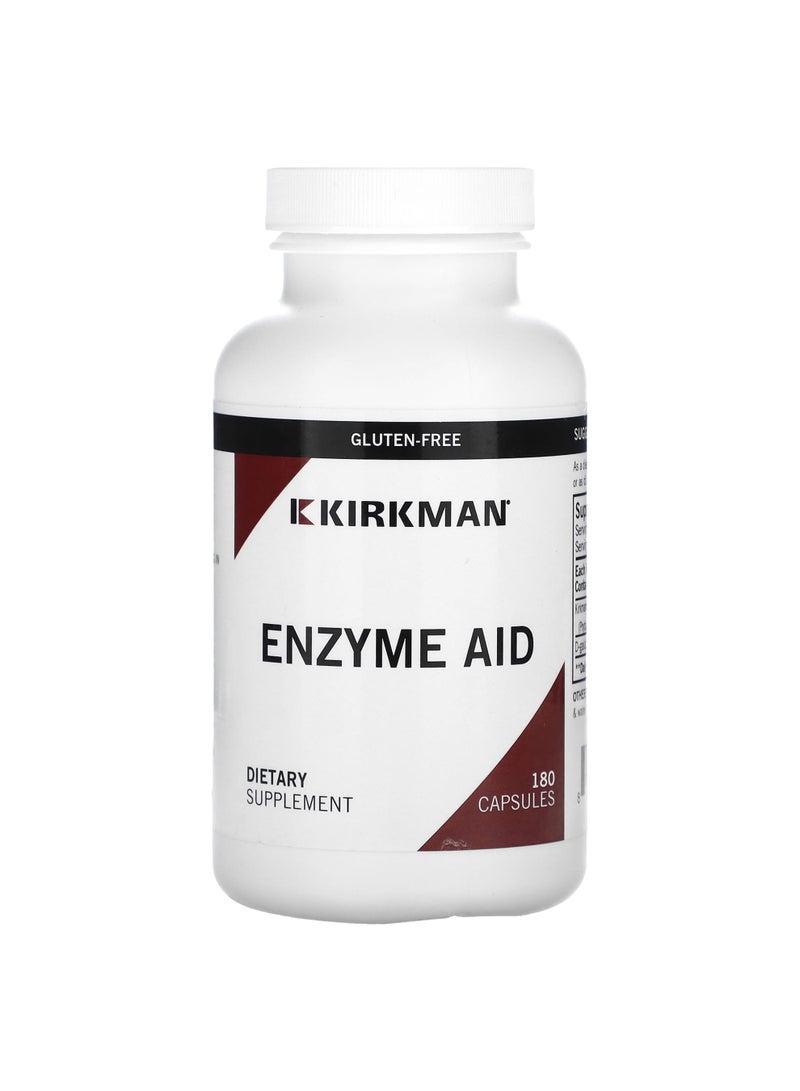 Kirkman Labs Enzyme Aid, 180 Capsules