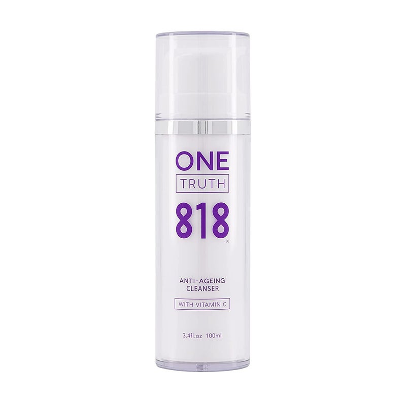 ONE TRUTH 818 AntiAging Cleanser  Gentle Nonirritating Organic Barrier Protecting Face Wash Brightening with Vitamin C  Antioxidants