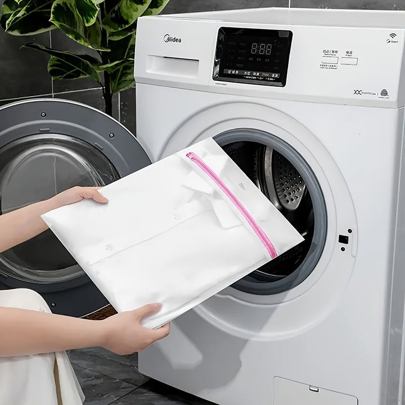 4pcs Zippered Laundry Mesh Bags Durable Wash Guard For Delicates Underwear And Clothing - Image 5