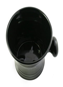 Edwin Jagger Edwin Jagger Porcelain Shaving Bowl with Handle (Ebony-Black)  - Image 3