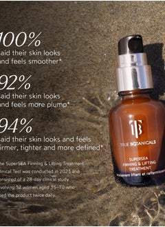 True Botanicals SuperSEA Firming & Lifting Treatment | Visibly Lifts, Tightens, Sculpts & Firms Skin | Potent Seaweeds & Sea Minerals | Dermatologist Tested, All Natural, Vegan | 1 fl oz | 30 ml  - Image 3
