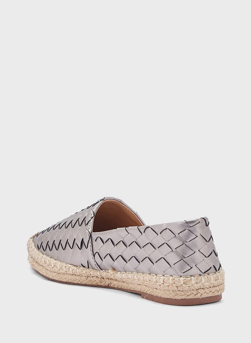 ELLA Weavetexture Espadrille - Image 2