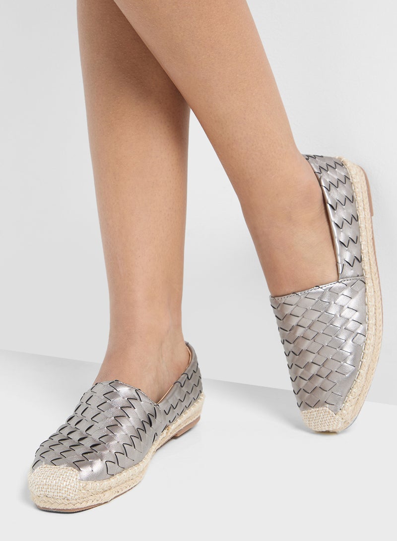 ELLA Weavetexture Espadrille - Image 5