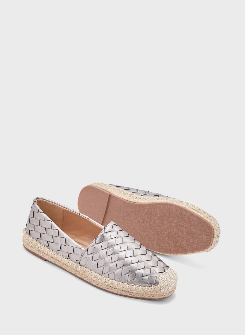 ELLA Weavetexture Espadrille - Image 3
