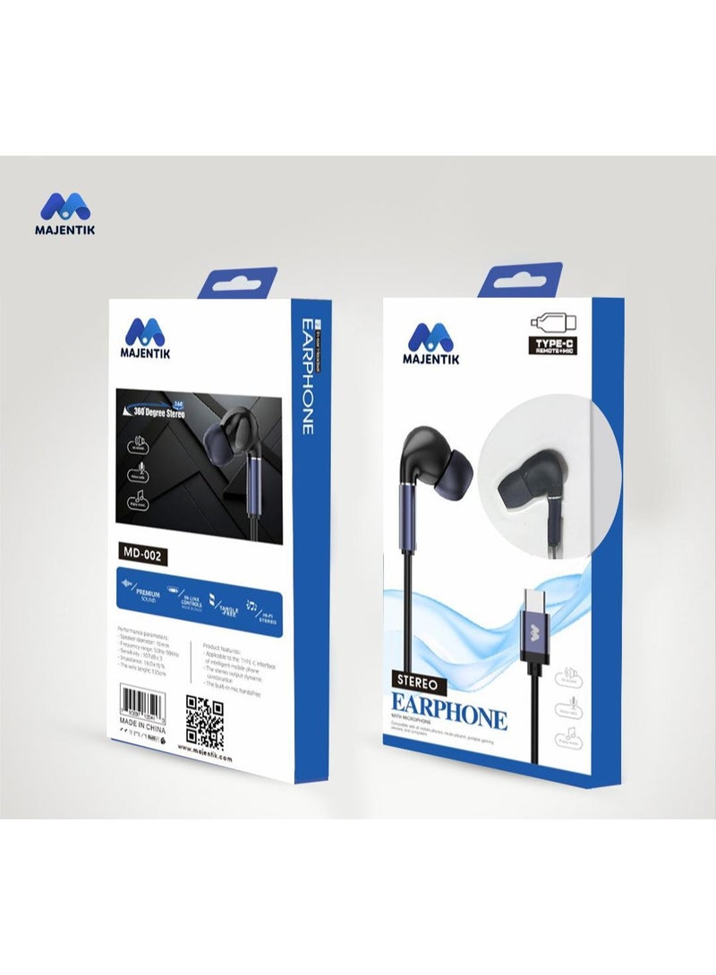 ماجنتيك سماعة أذن داخلية من نوع Type-C ماجنتيك MD-002 - Image 1