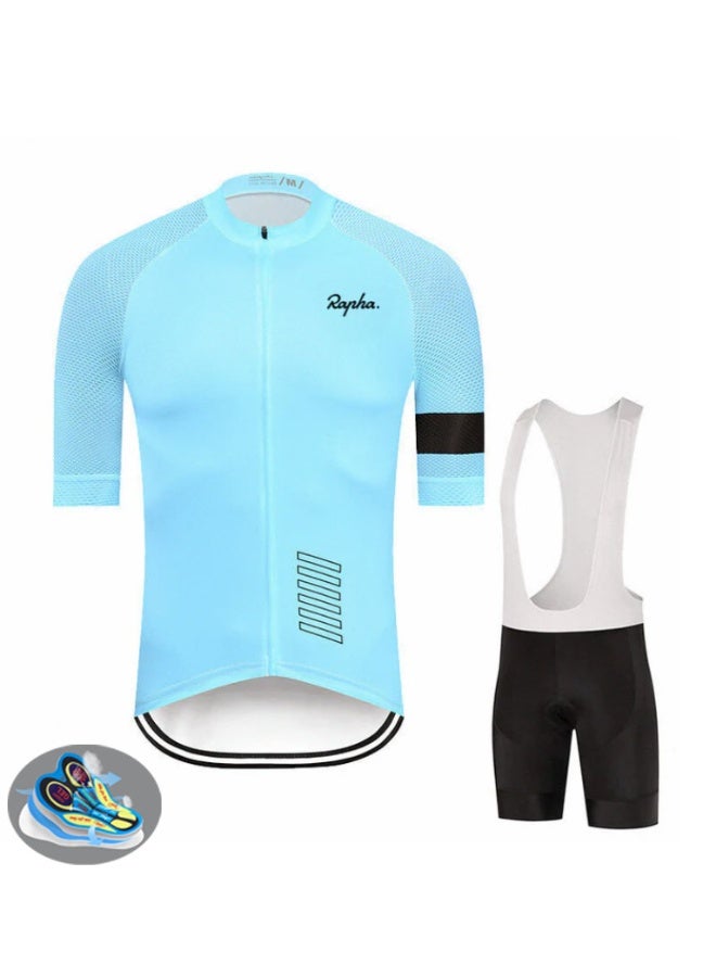 KUYING New Men's And Women's Summer Cycling Suit Set - Image 1