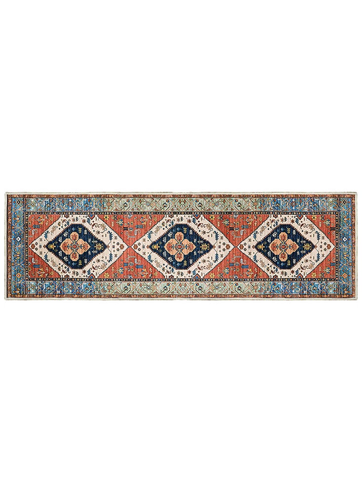 Perfii - Extra Long Bohemian Hallway Runner Rug, Carpet for Living Area Non-Slip Machine Washable Area Rug for Stairs, Kitchen and Living Room Home Decor - Image 1
