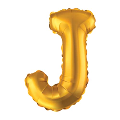 JUST PARTY Gold Letters Alphabets Foil Balloons for Birthday/Anniversary/Bachelorette/Wedding/Farewell & Other Ocassions, Make Your Own Custom Phrase - Image 1