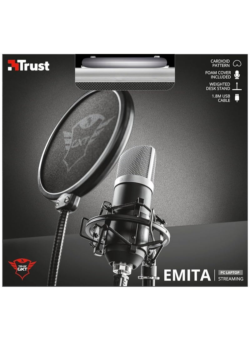 Trust Professional USB Condenser Microphone with Pop Filter