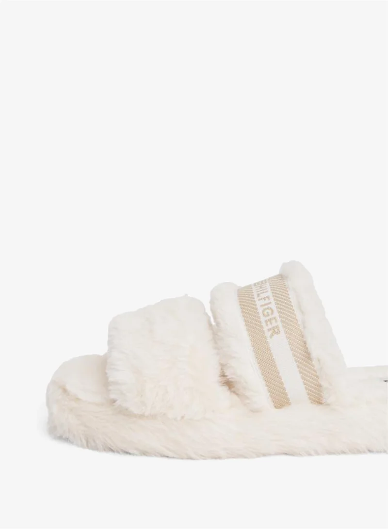 TOMMY HILFIGER  Fur Slipper for Women | Best Price UAE