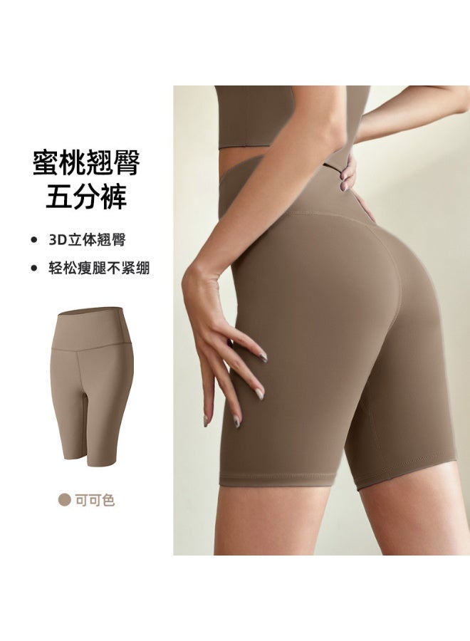 Women Sports Short Yoga Legging Shorts Squat Proof High Waist Fitness Tight Shorts Quick Drying Cycling Workout Gym Shorts - Image 1