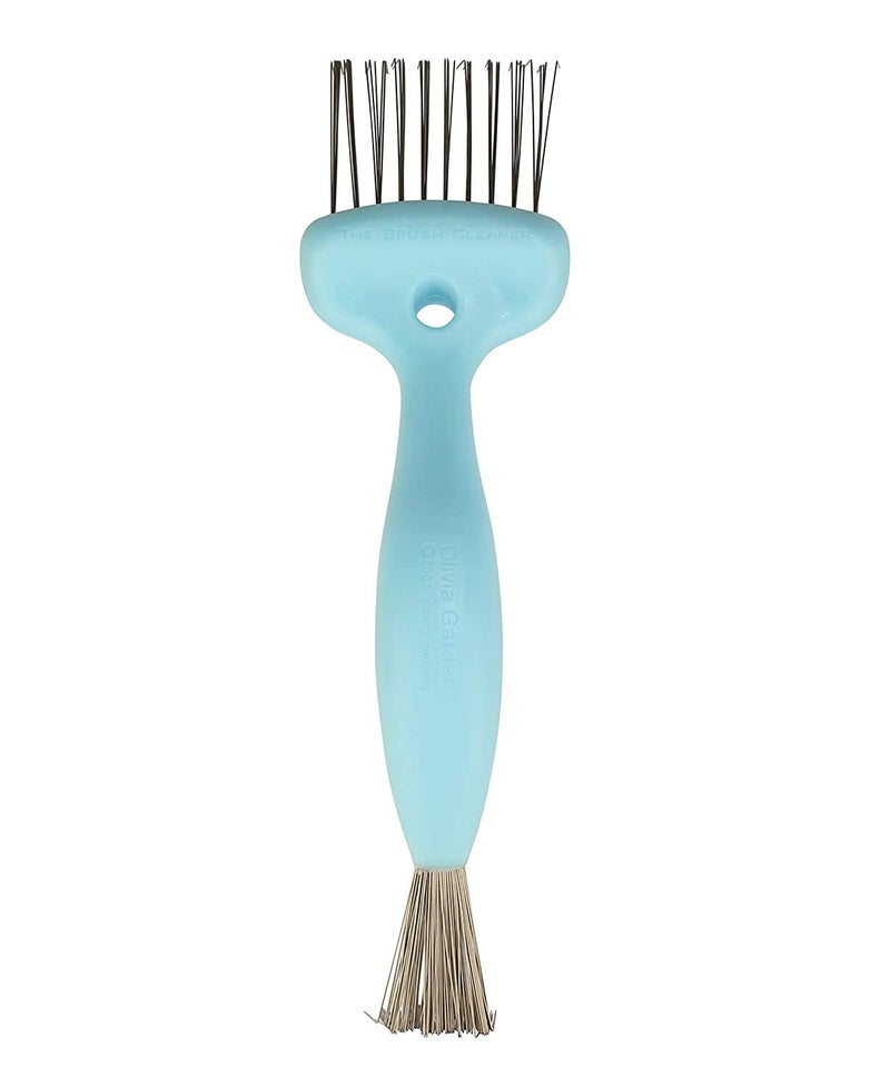 Olivia Garden Brush Cleaner 2toolsin1 Blue