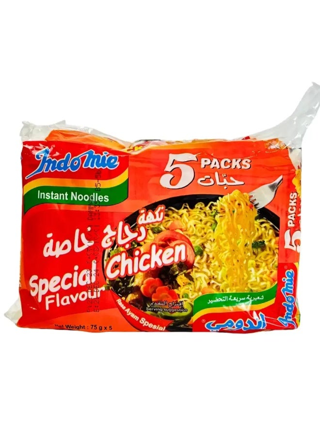 Indomie Indomie Halal Certified Special Chicken Flavor Instant Noodles- 5X75gms  - Image 1