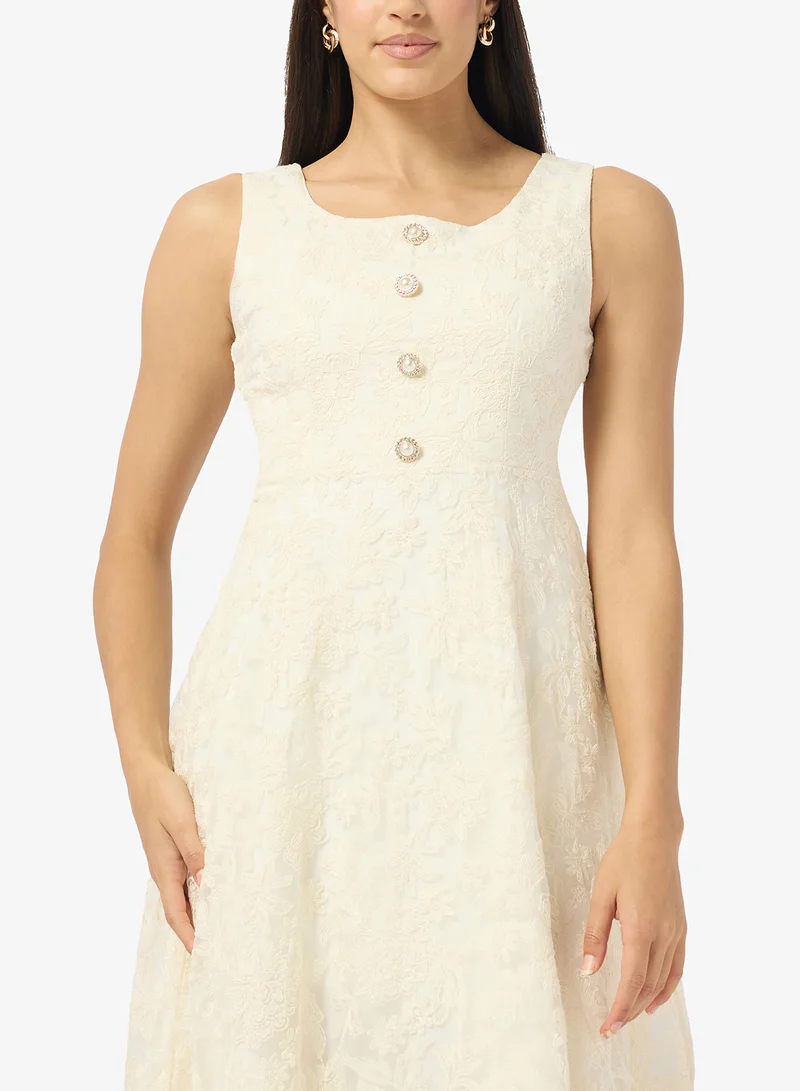 Ella  Lace A-line Dress for Women | Best Price UAE