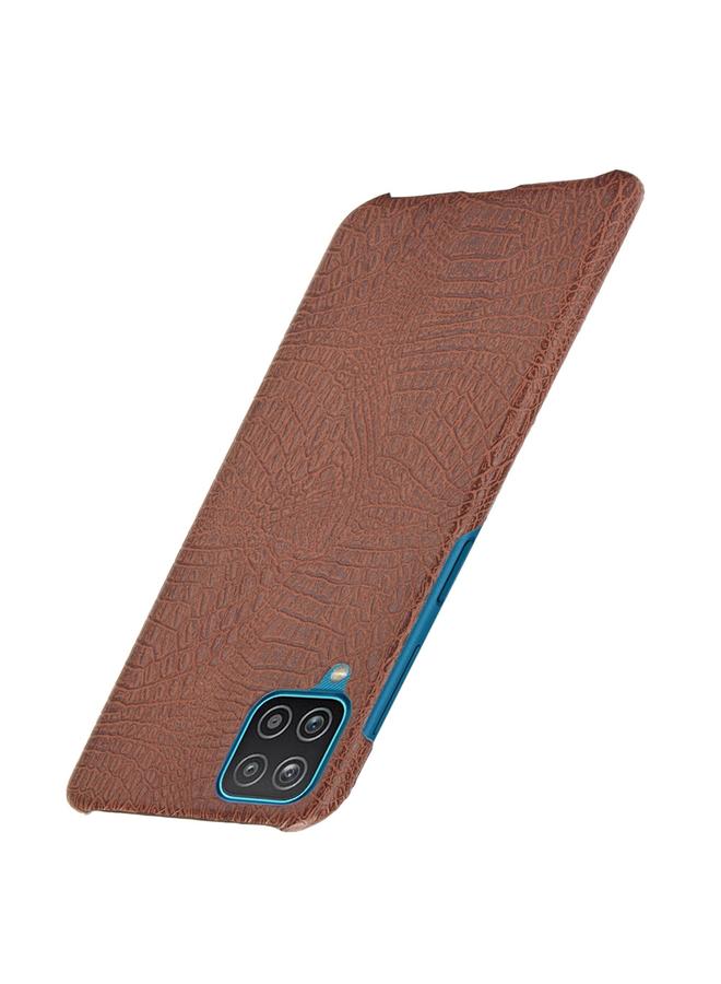 اس-توب جراب لهاتف Samsung Galaxy A22 4G مقاوم للصدمات من جلد التمساح PC + جراب PU - Image 3