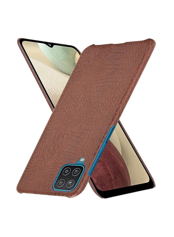 اس-توب جراب لهاتف Samsung Galaxy A22 4G مقاوم للصدمات من جلد التمساح PC + جراب PU - Image 2