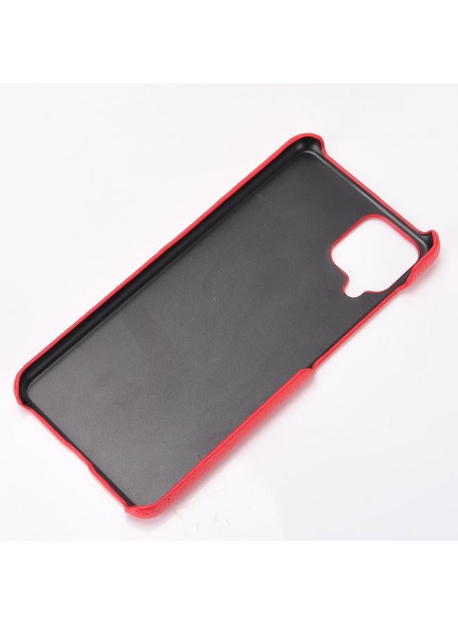 اس-توب جراب لهاتف Samsung Galaxy A22 4G مقاوم للصدمات من جلد التمساح PC + جراب PU - Image 4