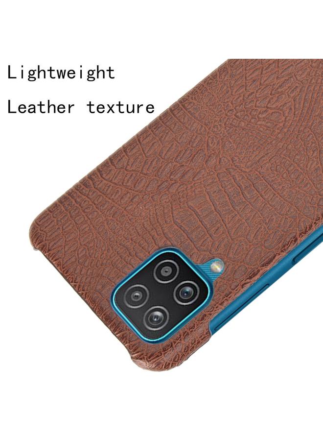 اس-توب جراب لهاتف Samsung Galaxy A22 4G مقاوم للصدمات من جلد التمساح PC + جراب PU - Image 5