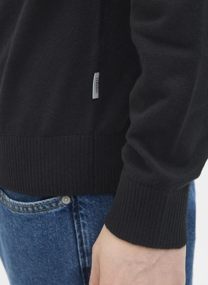 JJ Rebel Bcallum Knit Half Zip Sweater