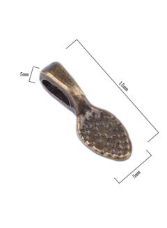 BronaGrand BronaGrand 200PCS Spoon Glue on Bails for Earrings Pendants Charms Jewelry Making Crafting Mixed 4 Colors  - Image 5