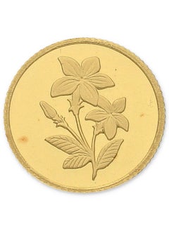 EMIRATES MINTING Emirates Minting Flower Design 1 Gram Gold Coin 999.9 Purity  - Image 1