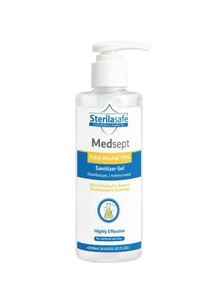 70% Ethyl Alcohol Hand Sanitizer Gel - 250 ml