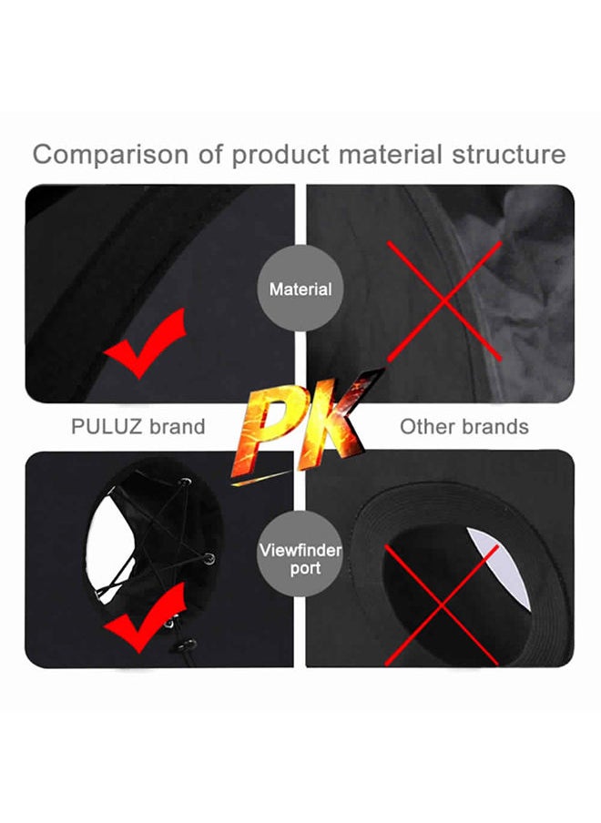 NIBEMINENT Round Style Softbox Black  - Image 4