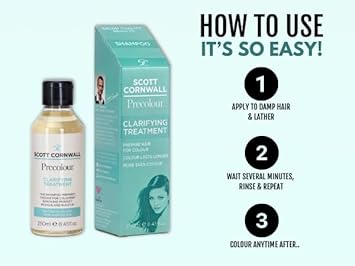 Scott Cornwall PreColour Clarifying Shampoo Treatment 250ml - Image 5