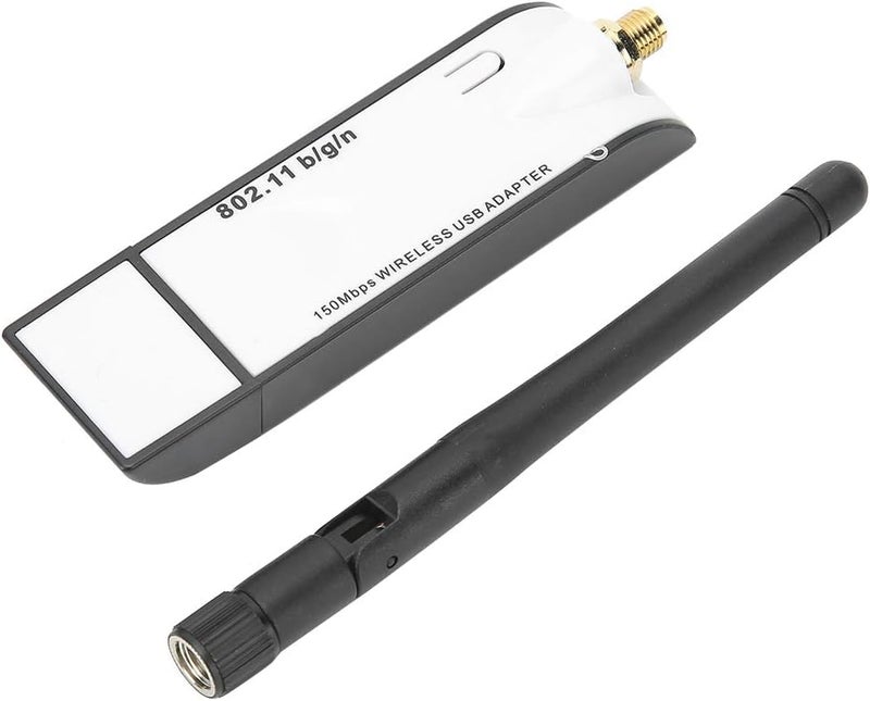 OUKA 【𝐍𝐞𝒘 𝐘𝐞𝐚𝐫 𝐆𝐢𝐟𝐭】 USB Network Card, RT3070 Intelligent Pc Material Network Card Adapter High‑Speed Transmission Flame Retardant Desktop Computers for Laptops PC Smart Tvs - Image 4