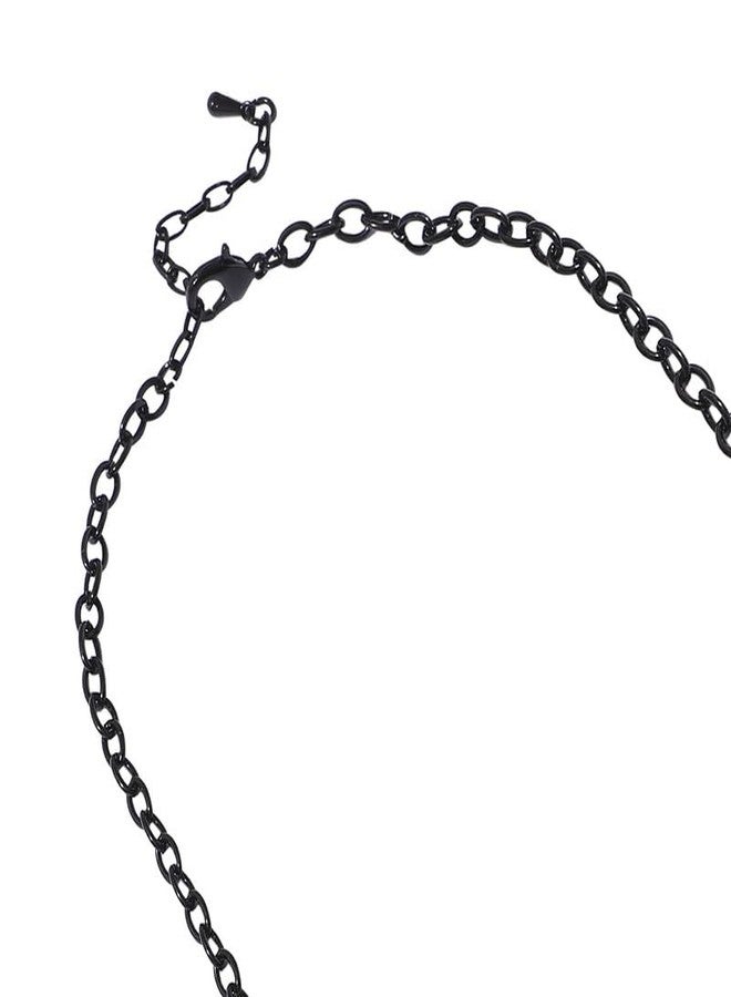 SOHI Women's Dented Stone Necklace For Casual Wear | Multi Colour | Alloy Material | Lobster Clasp Closure | Artificial Stones Necklace | Necklace For Woman & Girls (9921) - Image 5