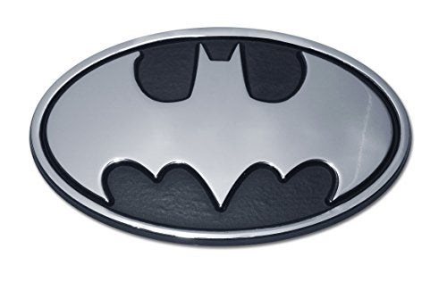 Elektroplate Offically Licensed DC Comics Batman Oval All Metal Emblem for Cars Trucks and All Auto  Universal Fit at 38 x 225  Weatherproof