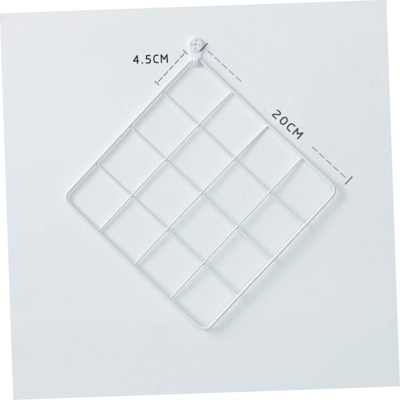 2 Pack Iron Wall Grid Photo Frame For Pictures Postcards Bedroom Classroom Decor - Image 3