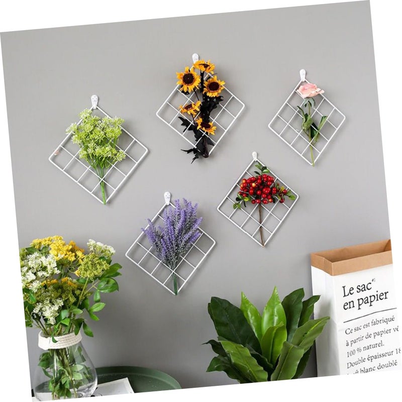 2 Pack Iron Wall Grid Photo Frame For Pictures Postcards Bedroom Classroom Decor - Image 4