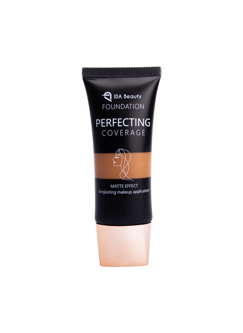 IDA Beauty - Glam It! Perfecting Coverage Foundation | Full Coverage, Matte Finish, Long-Lasting, Lightweight | Vegan, Halal, Cruelty-Free - Image 1