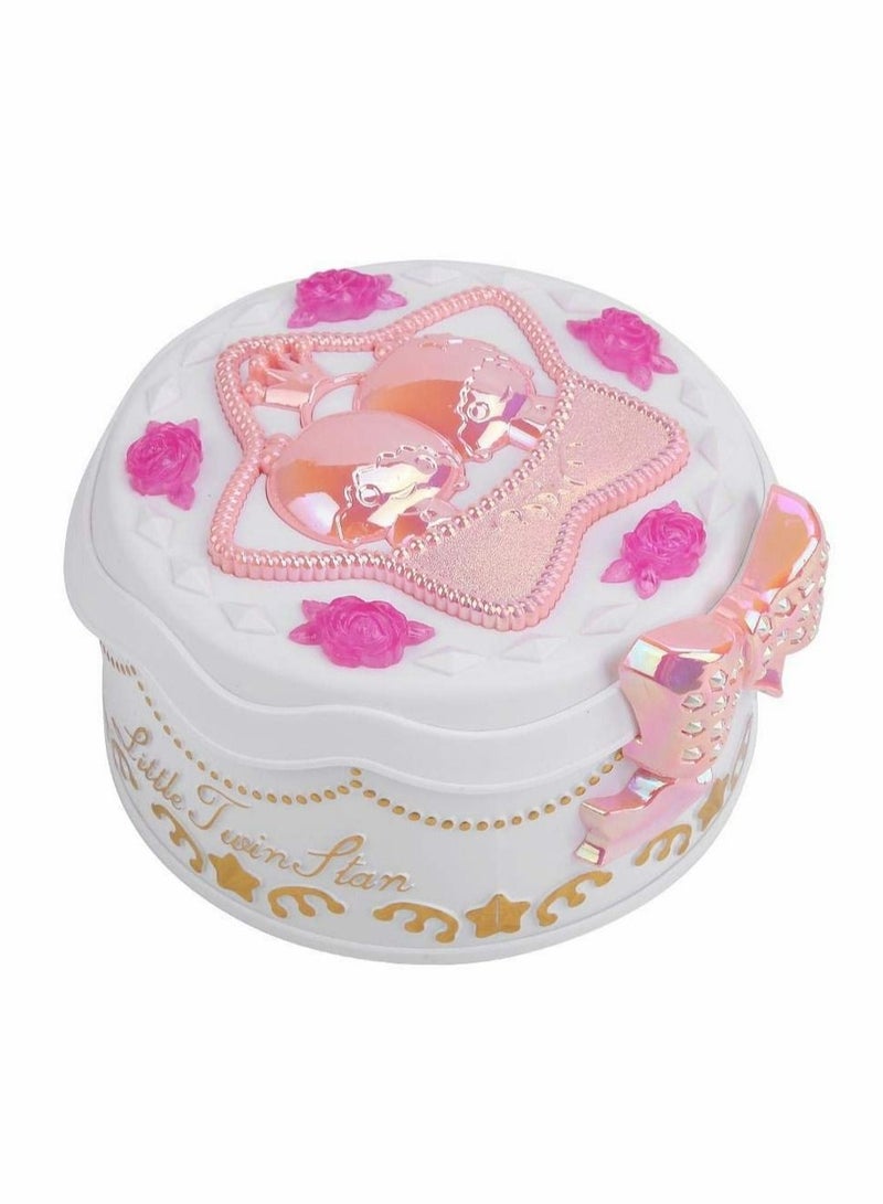 Excefore Music Box, Girls Mini Music Box Rotary Ballerina Girl Jewelry Storage Box for Kids Children(white)  - Image 1