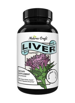 Natures Craft Liver Cleanse Detox & Repair Complex Herbal Liver Support Supplement 60 capsules 