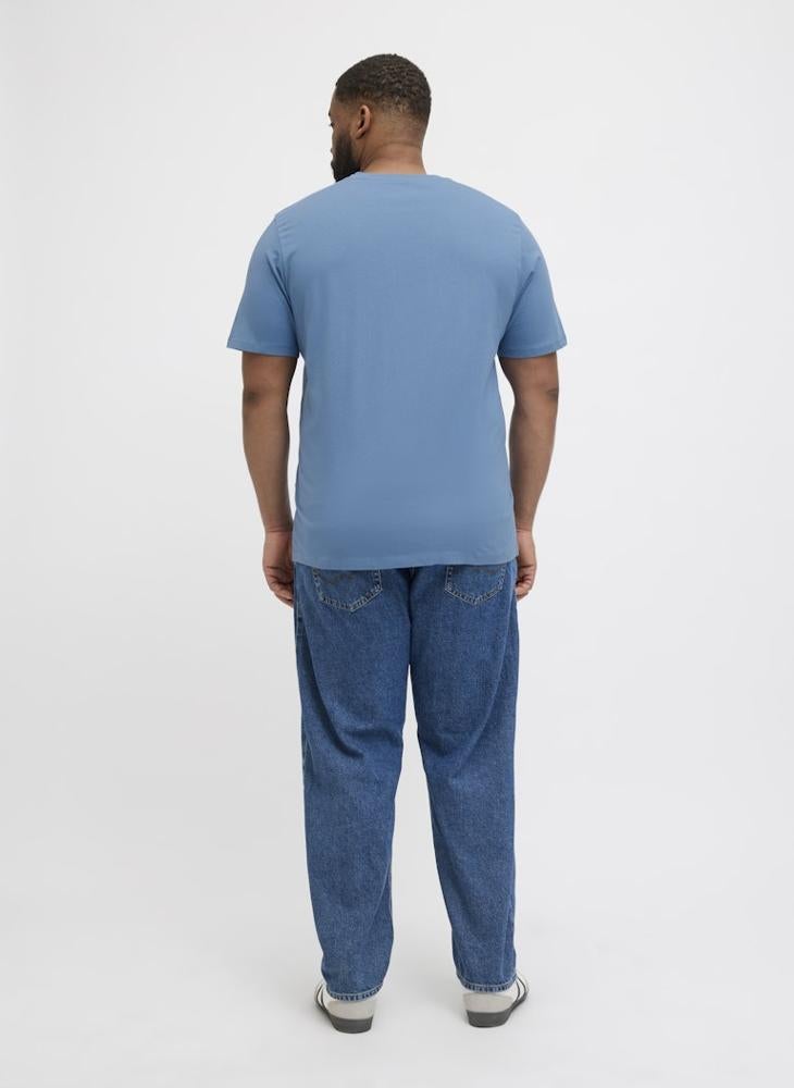 JACK & JONES - Plus Size Logo Crew Neck T-Shirt - Image 1
