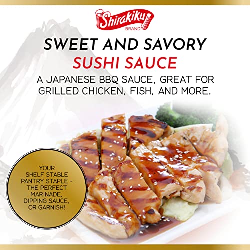 Shirakiku Japanese Sushi Sauce by Shirakiku | Sweet and Savory Authentic Asian, Cooking, Grilling, Perfect for Eel, Unagi | Non GMO| 18 oz. - Image 3